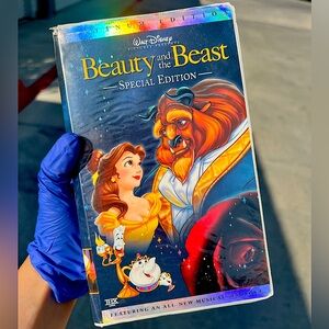 💎DISNEY BEAUTY AND THE BEAST PLATINUM EDITION VHS COLLECTOR💎